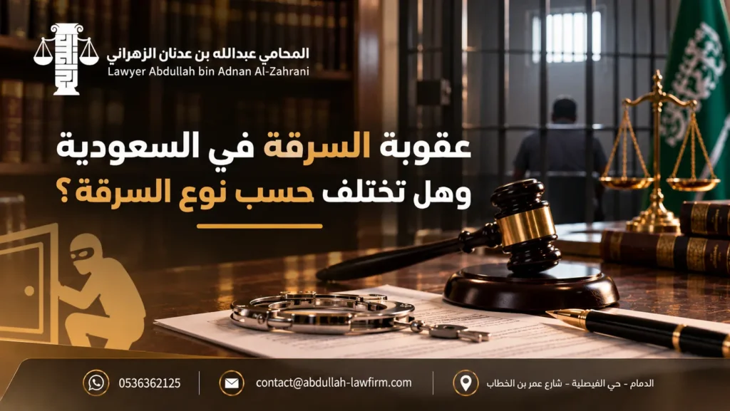 عقوبة السرقة في السعودية وهل تختلف حسب نوع السرقة؟