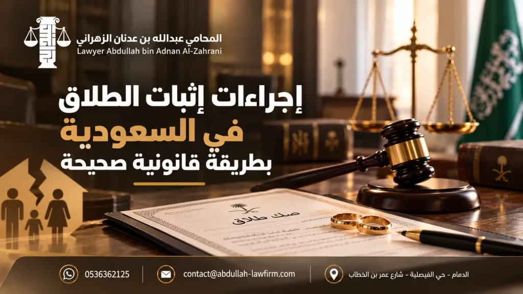 إجراءات إثبات الطلاق في السعودية بطريقة قانونية صحيحة